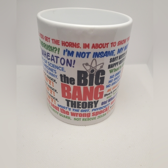 Tv Show The Big Bang Theory 12oz Coffee Mug With Quotes Design - Picture 1 of 6